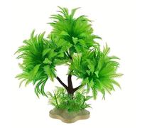 XUCZHAI Plantes Aquatiques artificielles en Plastique, Imitation cocotier et algues, faciles d'entretien sûres for la décoration de paysages hydroponiques d'aquarium