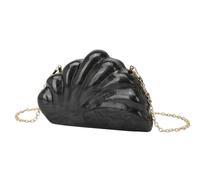 XUCZHAI Sac classique en forme d'éventail, couleur perle, sac à main, de soirée, bandoulière chaîne, simple(Color 8)