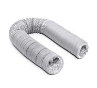 XUCZHAI Tuyau Flexible pour Gaine Tuyau d'évacuation d'air Flexible for climatiseur Portable 80 mm/100 mm/110 mm/130 mm/150 mm pour Extracteur d'air, Climatisation,SèChe-Linge(DIA.130MM-6M)