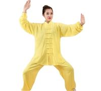 XUCZHAI Uniformes Unisexes Tai Chi Taiji Kung Fu, vêtements brodés Shaolin Wushu, Costumes d'exercices du Matin(Color 3,XL)