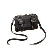 XUCZHAI Vintage Rivet Designer Messenger Sac Femmes Épaule Crossbdoy Crâne Punk Dames Rabat Sacs À Main