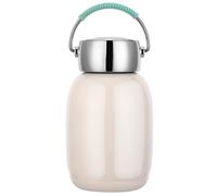XUDREZ Mini bouteille d'eau isotherme en acier inoxydable, 260 ml, petite bouteille isotherme en métal anti-fuite pour jus de sport, jus, lait, thé, eau chaude et froide, bouteille de café (rose