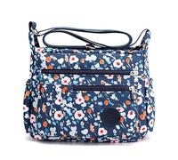 XUDREZ Sacs à bandoulière en toile pour femme - Multi-poches et sacs à main à bandoulière - Sac de voyage étanche, Morning Glory, taille unique