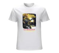 XUE BAN Missing in Action Colonel Braddock Chuck Norris Vietnam War Prisioners Mens Cotton T-Shirt Size S