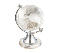 Xue Cadeau D'anniversaire Cristal Terre Globe Salon Mini Chambre Bureau Ornement Sphère Bureau Avec Carte Du Monde Boule De Verre Rond