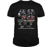 Xue Fu Rong 42 Years of Halloween Thank You for The Memories Signature T-Shirt T-Shirt Black M