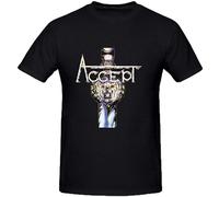 Xue Fu Rong I Am A Rebel Accept Men Printed T Shirts O Neck T-Shirt Black M
