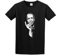 Xue Fu Rong Leonard Cohen - O Neck Men T Shirt T-Shirt Black S