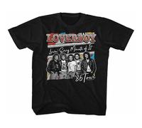 Xue Fu Rong Loverboy Lovin Jeder Min Tour-Front Muster - Schwarz Kleinkind Kurz ?rmel T-Shirt Black M