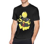 Xue Fu Rong Men's Assassination Classroom Short Sleeve T-Shirt T-Shirt Black XL