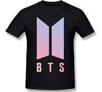 Xue Fu Rong Men's B_x_S Cotton Lightweight Classical Vintage Short Sleeve T-Shirt T-Shirt Black M