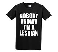 Xue Fu Rong Nobody Knows I'm A Lesbian Beautiful Young Trend Sweatshirt Large Size T-Shirt Black M