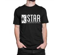 Xue Fu Rong S.T.A.R. Laboratories Tshirtflash Series Star Labs Teeall Black T-Shirt Black M