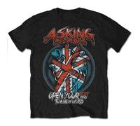 Xue Fu Rong TAID Asking Alexandria Heart Attack autorizzato Uomo Maglietta T-Shirt Black XL