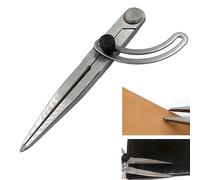 Xue Outils De Marquage Cuir Métal Séparateur D'ailes Ajustable Creaser Bricolage Couture Cuir Métal Artisanat 8