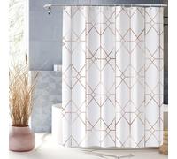 XUEDNGM Rideau de Douche Imperméable 130 x 150 cm Personnalisable, Séchage Rapide, Lavable, Lesté, avec des Crochets Rideau de Salle de Bain Rideau de Bain Hydrofuge, Abstrait