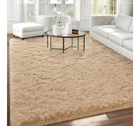 XUEDNGM Tapis à Poils Longs Tapis Salon Shaggy 95 x 215 cm Moderne, Doux, en Peluche, Lavable, Unicolore Tapis Salon Chambre Tapis à Poils Longs Moelleux pour Salon, Chambre à Coucher, Chameau