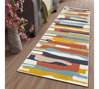 XUEDNGM Tapis Antidérapant Tapis Cuisine Long 40 x 240 cm sur Mesure - Antidérapant - Lavable - Moderne Tapis de Couloir Poil Court Tapis de Salon Chambre Cuisine pour Couloir, Salon, D