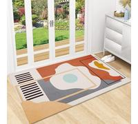 XUEDNGM Tapis de Cuisine Antidérapant et Lavable 40 x 130 cm Antidérapant, Moderne, Lavable, Antistatique Tapis de Passage Antiderapant Tapis de Couloir sur Mesure pour Couloir, Salon, 4