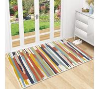 XUEDNGM Tapis de Décoration Tapis pour Cuisine 105 x 110 cm Pliable, Lavable, à Poils Courts, Personnalisable Tapis Cuisine Lavable en Machine Tapis de Piste D'Épaisseur pour Couloir, Salon, 5