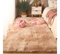 XUEDNGM Tapis Décoratif Tapis de Salon 170 x 200 cm Lavable, Antidérapant, Extra Large, Moelleux et Moderne Carpette pour Chambre Salon Moderne Tapis de Sol pour Salon, Chambre, Beige