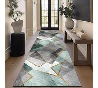 XUEDNGM Tapis Lavable en Machine Tapis de Cuisine 75 x 450 cm Antidérapant, Élégant, Lavable, Doux, Absorbant Tapis de Couloir Long Tapis pour Passage Long Antiderapant pour Couloir, Salon, Un