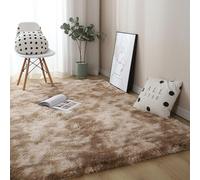 XUEDNGM Tapis Moelleux pour Salon Chambre 100 x 120 cm Lavable, Antidérapant, Extra Large, Moelleux et Moderne Tapis de Salon Monochrome Tapis, Tapis de Chambre pour Salon, Chambre, Chameau