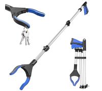 xuefenfei 110cm Pliable Pince Ramasse Objet, Pince Telescopique avec Rotation 360° Tête de Préhension, pour Personnes Âgées, Ramasseur de Déchets, Handicapé, Femmes Enceintes