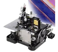 XueFulxion Machine à Surjeter Compacte, Vitesse De Couture Ajustable Black | Surjeteuse à Points Modulables,3000 Points/Min,Couture Domestique,Ourlets,Rénovation Vêtements,Loisirs Créatifs,Tous Profils.