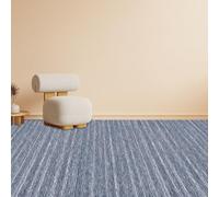 XUEHMIN Moquette Aiguilletée 100 x 650 cm Isolation Contre Le Froid et Insonorisant Tapis en Feutre Facile d'entretien, Couleur Unie pour Chambre à Coucher, Salon, Tapis de Salon, Gris Foncé