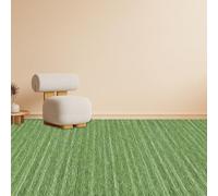 XUEHMIN Moquette Aiguilletée 100 x 730 cm Isolation Contre Le Froid et Insonorisant Tapis en Feutre Facile d'entretien, Couleur Unie pour Chambre à Coucher, Salon, Tapis de Salon, Vert