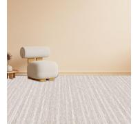 XUEHMIN Moquette Aiguilletée 100 x 970 cm Isolation Contre Le Froid et Insonorisant Tapis en Feutre Facile d'entretien, Couleur Unie pour Chambre à Coucher, Salon, Tapis de Salon, Blanc cassé