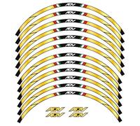 XUEKK Décalcomanies Autocollant Roue Moto pour Honda ADV 150 160 350 750 Décoration Contour Autocollants Moyeu Réfléchissants Étanche Jante(E)