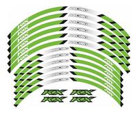 XUEKK Décalcomanies Autocollant Roue Moto pour Kawasaki KX 450 250 250F 450F Décoration Réfléchissante Autocollants Moyeu Décalcomanie Jante(D)