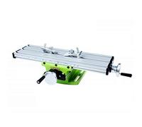 XUEMANSHOP Table de fraisage table de travail machine table croisée en aluminium X-Route 200 mm Y-Route 50 mm pour perceuse d'établi Adjustme X-Y Mini multifonction