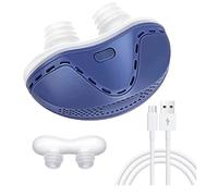 XUEMEIZI Dispositifs Anti-ronflement, Vitesse du Vent Réglable Le Premier Bouchon Anti-ronflement Automatique sans Tuyau, Micro-cpap, sans Masque Et À Piles avec Micro-Ventilateurs