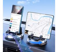 xuenair Support de téléphone pour tableau de bord de voiture, stable, rotatif à 360 °, support de téléphone portable universel multifonction pour tableau de bord pour Android Z Fold 6, iPhone 16, 15