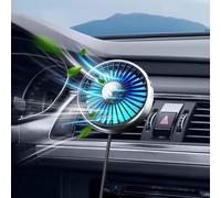 Xuenair Ventilateur USB de voiture puissant, 3 vitesses, pour SUV, van, camping-car, pickup, ventilateur portable de refroidissement