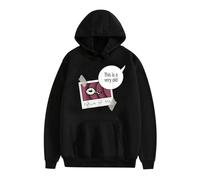 xueneige Drôle Voici/C'est Une très Vieille Photo de Moi Sweats à Capuche avec Inscription Humoristique Pullover Noir/Blanc Sweats à Capuche pour Femmes