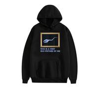 xueneige Drôle Voici/C'est Une très Vieille Photo de Moi Sweats à Capuche avec Inscription Humoristique Pullover Noir/Blanc Sweats à Capuche pour Femmes