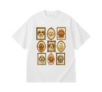 xueneige T-Shirt Girly pour Femmes et Hommes Amoureux des Chiens avec Motif Graphique représentant Un Adorable Chiot Doodle