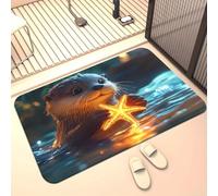 xueneige Tapis 3D 50 x 80cm Velours De Cristal Paillasson Interieur Entree Effet 3D Cool Élève Le Charme De L'entrée Combine Confort Doux Et Visuals Marquants pour Usage Quotidien