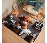 xueneige Tapis 3D 50 x 80cm Velours De Cristal Paillasson Interieur Entree Effet 3D Cool Élève Le Charme De L'entrée Combine Confort Doux Et Visuals Marquants pour Usage Quotidien