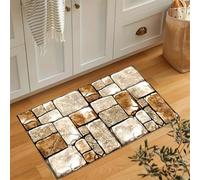 xueneige Tapis 3D 50 x 80cm Velours De Cristal Paillasson Interieur Entree Effet 3D Cool Élève Le Charme De L'entrée Combine Confort Doux Et Visuals Marquants pour Usage Quotidien