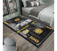 xueneige Tapis 3D Dollar Carpets Tapis 100 Dollars Funny Money Paillasson d'intérieur et d'extérieur pour entrées salles de Bains escaliers salles de Jeux et Salons