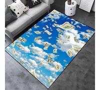 xueneige Tapis 3D Dollar Carpets Tapis 100 Dollars Funny Money Paillasson d'intérieur et d'extérieur pour entrées salles de Bains escaliers salles de Jeux et Salons