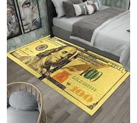 xueneige Tapis 3D Dollar Carpets Tapis 100 Dollars Funny Money Paillasson d'intérieur et d'extérieur pour entrées salles de Bains escaliers salles de Jeux et Salons