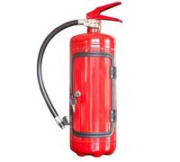 XUEQI 33cm Boîte de Rangement pour extincteur Mini-Bar Boîte de Rangement Portable pour spiritueux et Verres Vin Cooler Ornements Cadeaux pour Hommes,Rouge