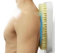 XUEQI Épurateur de Dos Mural, pour Douche, Brosse Bain Boue Frottant Le Accrochée au Mur, Exfoliation et Amélioration La Santé Peau, Convient aux Hommes Femmes