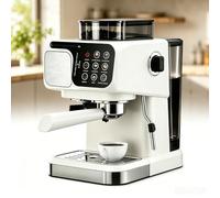 xueqiaolian1006 Machine à expresso avec broyeur type pompe manuelle noir